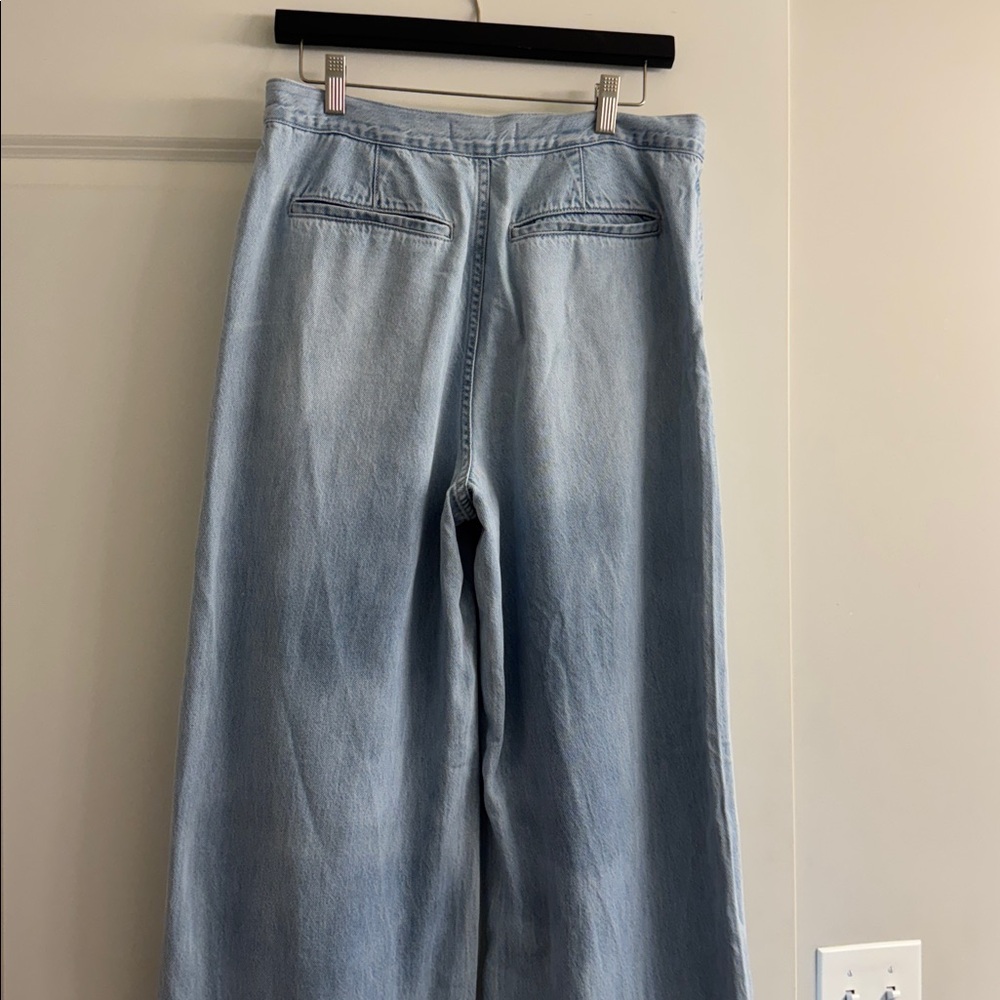 Madewell Harlow Trouser Light Blue wide leg Jeans